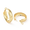 Brass Round Hoop Earrings for Women EJEW-C008-31G-2