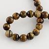 Natural Tiger Eye Round Bead Strands X-G-R203-4mm-2