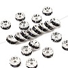 Brass Grade A Rhinestone Spacer Beads RB-A014-Z8mm-18S-1