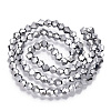 Electroplate Glass Bead Strands LS-EGLA-R094-4mm-15-2