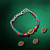 DICOSMETIC 80Pcs Hollow Tibetan Style Alloy Beads TIBEB-DC0001-03-6