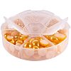 1Box ABS Plastic Imitation Pearl Dome Cabochons SACR-PH0001-32-6