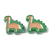 10Pcs Acrylic Enamel Beads OACR-H048-01B-04-1