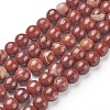 Natural Red Jasper Beads Strands LS-G-F348-02-6mm-1