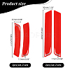 4 Sets 2 Styles Waterproof Epoxy Resin Reflective film Car Stickers FIND-GA0003-47A-2