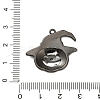 Halloween Brass Enamel Pendants KK-F915-01F-B-3