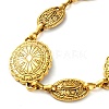 Alloy Flower Link Chain Belts AJEW-U019-02KCG-01-3