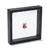 Square Transparent PE Thin Film Suspension Jewelry Display Box CON-D009-01C-03-1
