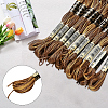 10 Skeins 6-Ply Polyester Embroidery Floss OCOR-CY0002-99F-5