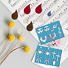 Acrylic Earring Handwork Template DIY-WH0359-061-6