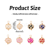 Craftdady 32Pcs 8 Colors ABS Plastic Imitation Pearl Charms KK-CD0001-23-14