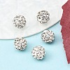 Grade A Round Crystal Pave Disco Ball Beads X-RB-H258-8MM-001-3