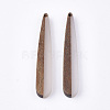 Resin & Walnut Wood Pendants X-RESI-T035-01-1