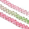 Transparent Painted Glass Beads Strands DGLA-A034-T3mm-A18-4