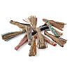 Beadthoven 12Pcs 12 Style Jute Tassel Pendants FIND-BT0001-19-13