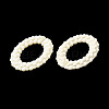 Spray Painted CCB Plastic Linking Rings CCB-Q091-011F-3