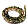 Natural Green Tourmaline Beads Strands G-H266-08A-3