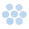 Frosted Transparent Acrylic Beads OACR-P029-19B-01-2