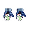 Christmas Theme Printing Acrylic Pendants BACR-N002-01B-1