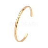304 Stainless Steel Cuff Bangles for Women BJEW-Z146-05G-1