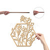 Laser Cut Basswood Welcome Sign WOOD-WH0113-118-3