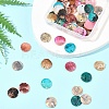 56Pcs 5 Colors Spray Painted Natural Akoya Shell Pendants SHEL-FS0001-09-7