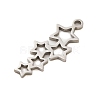 Non-Tarnish 304 Stainless Steel Pendants STAS-S123-03P-02-2