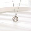 Elegant 304 Stainless Steel Lion Pendant Necklace for Women's Daily Wear OB1738-2-1