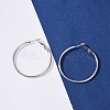 Tarnish Resistant 201 Stainless Steel Hoop Earrings EJEW-F188-24P-B-5