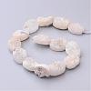 Electroplated Natural Quartz Crystal Beads Strands G-P150-12x16mm-01-2