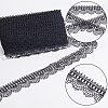 15 Yards Polyester Stitchwork Lace OCOR-GF0002-40B-6