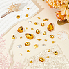 94Pcs 6 Style Glass Rhinestone Cabochons GLAA-FG0001-16A-4