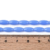 Opaque Glass Beads Strands GLAA-T028-15P-03-4