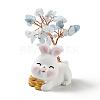 Natural Aquamarine Tree Display Decorations DJEW-E007-01RC-02-2
