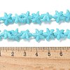 Synthetic Coral Dyed Carved Beads Strands X-CORA-K009-06A-01-2