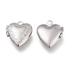 Non-Tarnish 316 Stainless Steel Locket Pendants STAS-Z010-03B-2