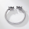 304 Stainless Steel Open Cuff Bracelets ZK9473-2-3