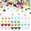 60Pcs 6 Colors Acrylic Beads OACR-TA0003-13-2
