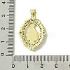Real 18K Gold Plated Brass Micro Pave Cubic Zirconia Pendants KK-H472-37A-01G-3