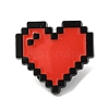 Zeld Pixel Heart Alloy Brooches LS-JEWB-I032-05EB-01-1