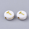 Plating Acrylic Beads X-PACR-R242-01T-2