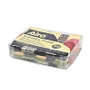 50 Skeins 25 Colors 6-Ply Polyester Embroidery Floss OCOR-K006-B02-2