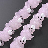 Transparent Handmade Bumpy Lampwork Beads Strands LAMP-T007-19-B08-1