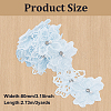 Double Layer Polyester Flower Lace Ribbons DIY-WH0656-60A-2