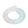 Transparent Painted Glass Beads Strands X1-DGLA-A034-T3mm-A21-5