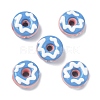 Handmade Porcelain Enamel Beads PORC-K003-09H-1