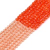 Transparent Glass Beads Strands GLAA-N074-01A-16-2