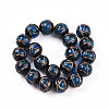 Handmade Gold Sand Lampwork Beads LAMP-N026-01D-2