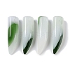 Transparent Spray Painted Glass Pendants GLAA-S202-03D-1