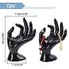 Plastic Mannequin Hand Jewelry Display Holder Stands RDIS-WH0009-013A-WH-2